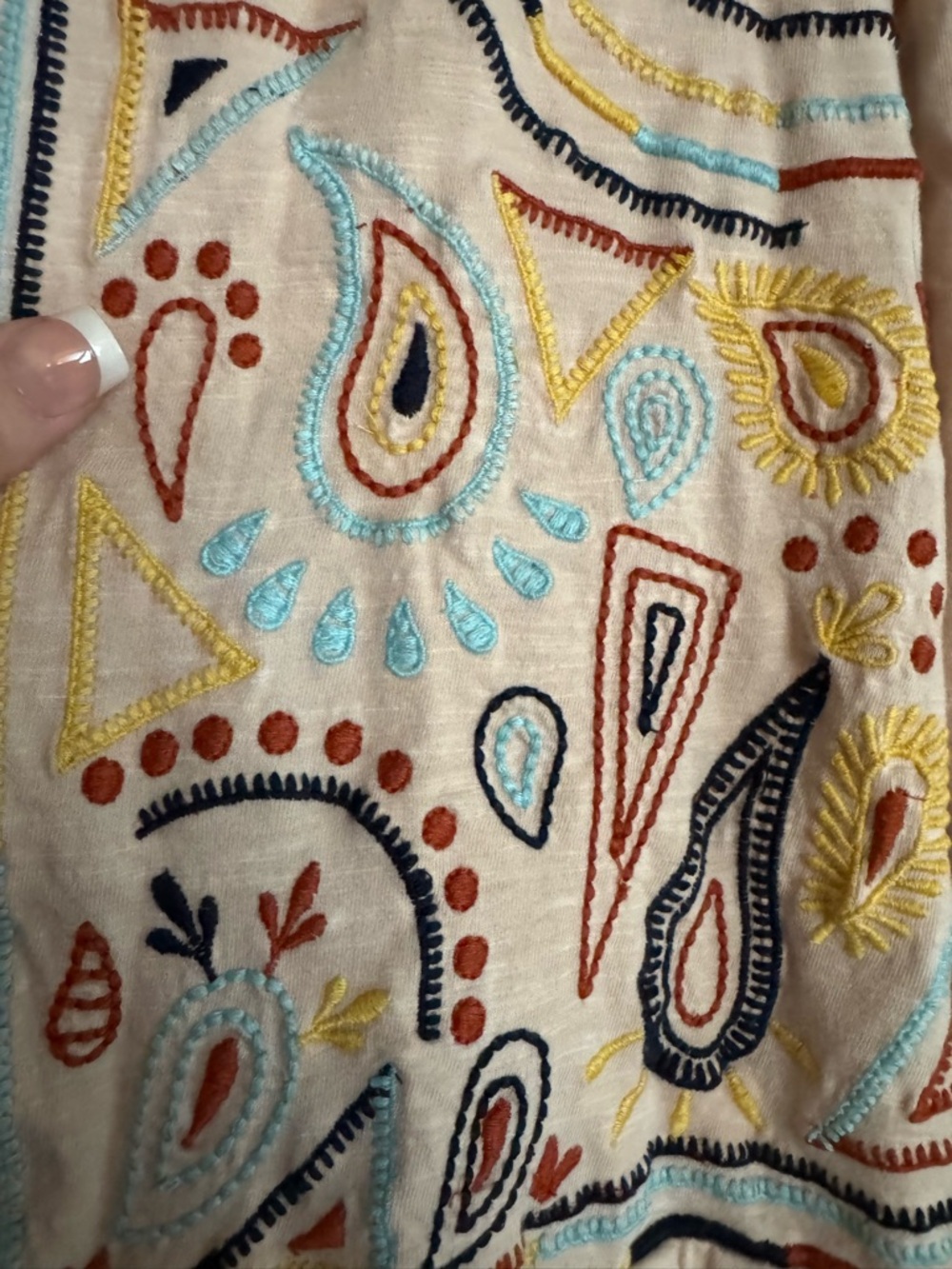 The Pyramid Collection Embroidered Open Cardigan - Picture 3 of 5